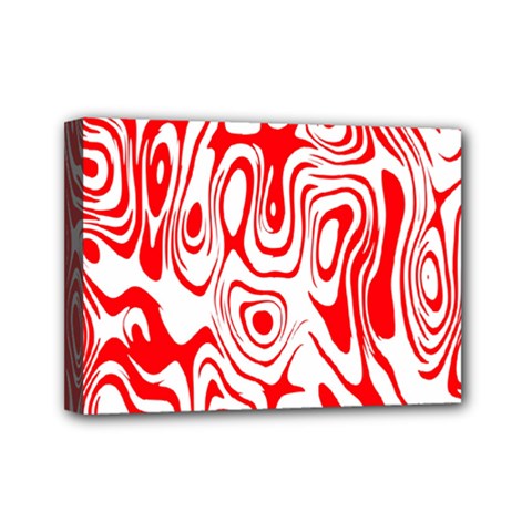 Red Mini Canvas 7  X 5  (stretched) by nateshop
