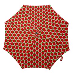 Strawberries Hook Handle Umbrellas (large) by nateshop
