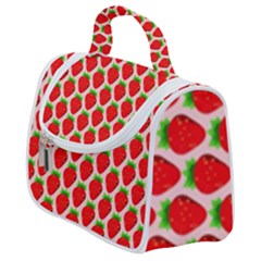 Strawberries Satchel Handbag by nateshop