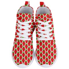Strawberries Women s Lightweight High Top Sneakers by nateshop