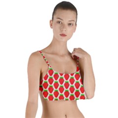 Strawberries Layered Top Bikini Top  by nateshop