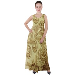 Texture Empire Waist Velour Maxi Dress by nateshop