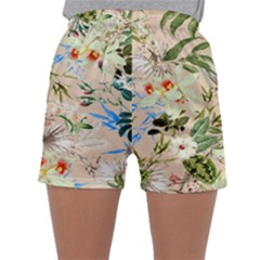 Tropical Fabric Textile Sleepwear Shorts by nateshop