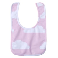 Clouds Pink Pattern   Baby Bib by ConteMonfrey