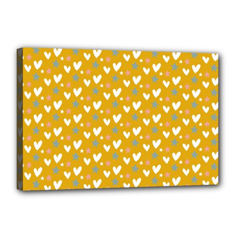 All My Heart For You  Canvas 18  X 12  (stretched) by ConteMonfrey