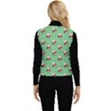 Christmas-santaclaus Women s Short Button Up Puffer Vest View2