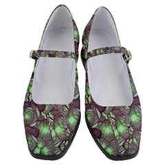 Man Butterfly Drawing Motif Pattern Women s Mary Jane Shoes by dflcprintsclothing