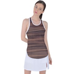 Texture-wooddack Racer Back Mesh Tank Top by nateshop