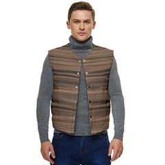 Texture-wooddack Men s Short Button Up Puffer Vest	 by nateshop
