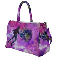 Astronaut Earth Space Planet Fantasy Duffel Travel Bag by Ravend