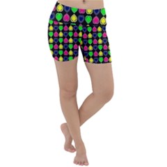 Colorful Mini Hearts Lightweight Velour Yoga Shorts by ConteMonfrey