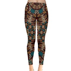 Vintage Vibes Mandala  Inside Out Leggings by ConteMonfrey