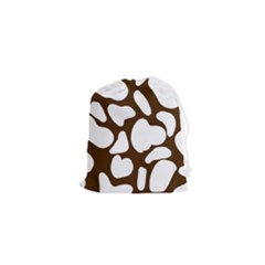 Brown White Cow Drawstring Pouch (xs) by ConteMonfrey