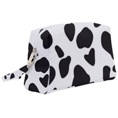 Black And White Spots Wristlet Pouch Bag (large) by ConteMonfrey