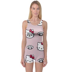 Hello Kitty One Piece Boyleg Swimsuit by nateshop