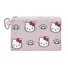 Hello Kitty Canvas Cosmetic Bag (large) by nateshop