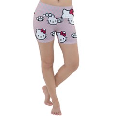 Hello Kitty Lightweight Velour Yoga Shorts by nateshop