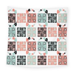 Mint Square Tapestry (large) by nateshop