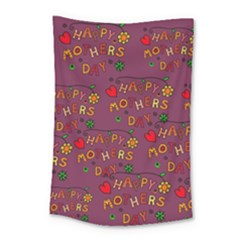 Seamless,happy Mothers Day Small Tapestry by nateshop