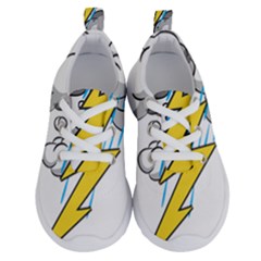 Storm Thunder Lightning Light Flash Cloud Running Shoes by danenraven