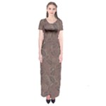 Batik-03 Short Sleeve Maxi Dress