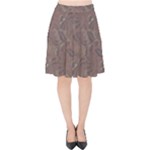 Batik-03 Velvet High Waist Skirt