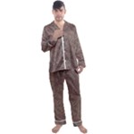 Batik-03 Men s Long Sleeve Satin Pajamas Set