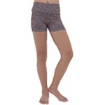 Batik-03 Kids  Lightweight Velour Yoga Shorts
