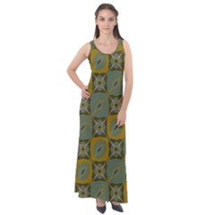 Batik-tradisional-01 Sleeveless Velour Maxi Dress by nateshop