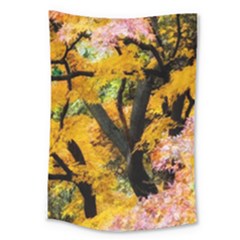 Japan Garden Color Tree Zen Large Tapestry by Wegoenart
