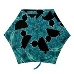Mandelbrot Apple Fractal Abstract Mini Folding Umbrellas by Wegoenart