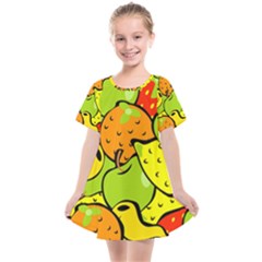 Fruit Food Wallpaper Kids  Smock Dress