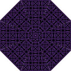 Purple Triquetra Pattern Folding Umbrella by cheekywitch