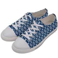 Floral-001 Men s Low Top Canvas Sneakers by nateshop