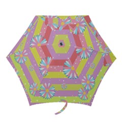 Flowers-024 Mini Folding Umbrellas by nateshop