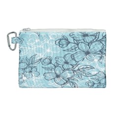 Flowers-25 Canvas Cosmetic Bag (large)