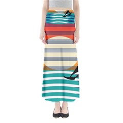 Waves Windsurfer Sun Full Length Maxi Skirt