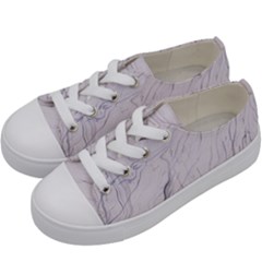 Marble Background Marble Pattern Kids  Low Top Canvas Sneakers