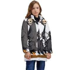 Halloween Kid s Hooded Longline Puffer Jacket by Sparkle