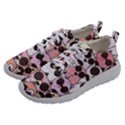 Cute-dog-seamless-pattern-background Women Athletic Shoes View2