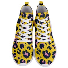 Leopard-print-seamless-pattern Men s Lightweight High Top Sneakers by Jancukart