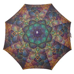 Dragon Fractal Pattern Texture Straight Umbrellas by Wegoenart