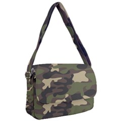 Texture-military-camouflage-repeats-seamless-army-green-hunting Courier Bag by Wegoenart