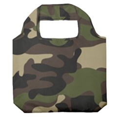 Texture-military-camouflage-repeats-seamless-army-green-hunting Premium Foldable Grocery Recycle Bag by Wegoenart
