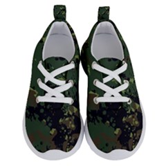 Military-background-grunge-style Running Shoes by Wegoenart