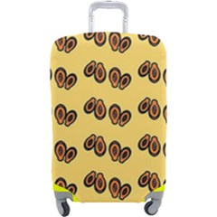 Pastel Orange Papaya Luggage Cover (large) by ConteMonfrey
