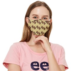 Pastel Papaya Fitted Cloth Face Mask (adult) by ConteMonfrey