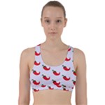 Small Peppers Back Weave Sports Bra