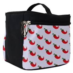 Small Mini Peppers White Make Up Travel Bag (small) by ConteMonfrey