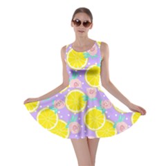 Purple Lemons  Skater Dress by ConteMonfrey
